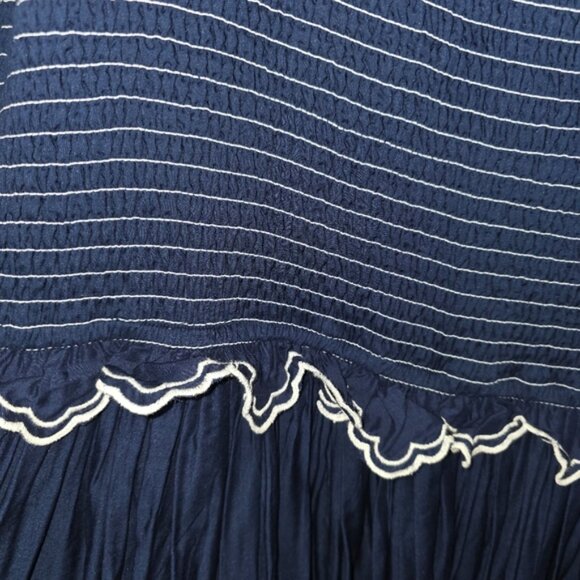 NEW AND NEVER WORN - JessaKae Helen Dress - Size 1XL - Navy Midi Dress - Picture 6 of 7